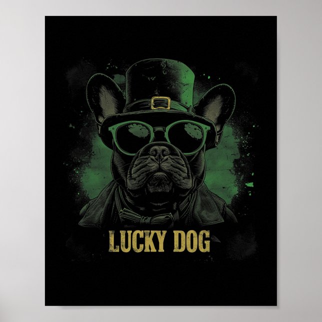 Affiche Chien à Chien à Chien - Saint Patrick's Day Saint  (Devant)