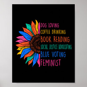Affiche Chien Aimant Café Boire Livre Lecture Social Jus