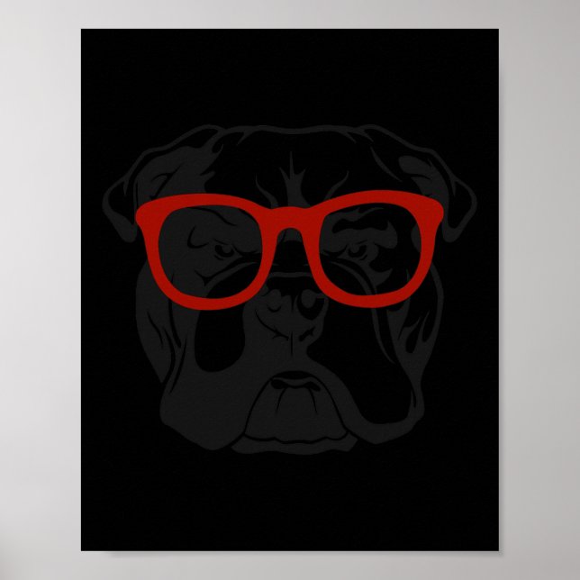 Affiche Chien anglais Bulldog (Devant)