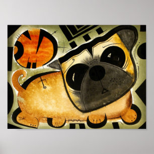 Affiche Chien carlin dk_2005aug8o