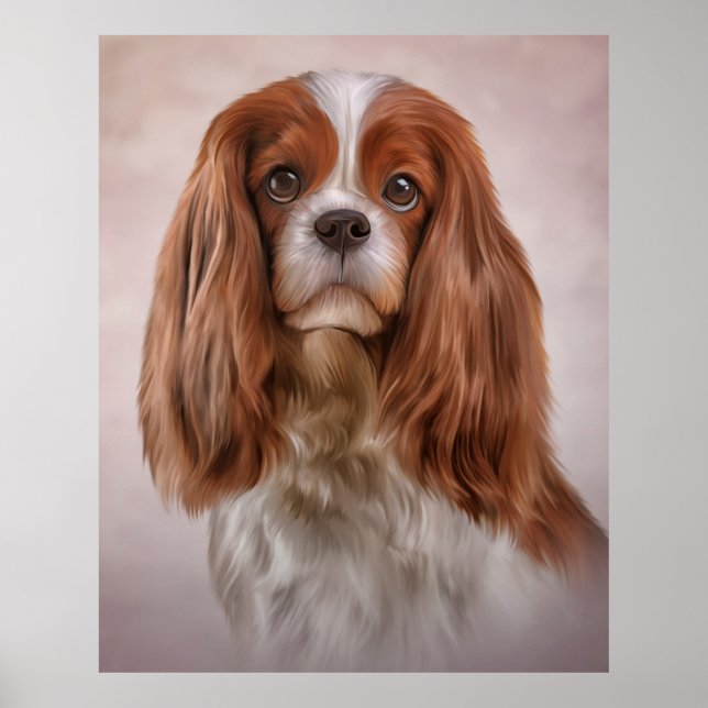Affiche Chien Cavalier King Charles Spaniel Jigsaw Puzzle (Devant)