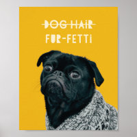 Chien Cheveux Fourrure-Fetti Photo personnalisée C