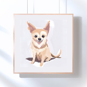 Affiche Chien Chihuahua Chien Mignon Animal de Compagnie