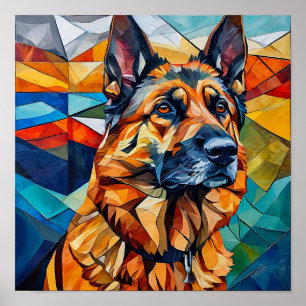 Affiche Chien d'abri allemand