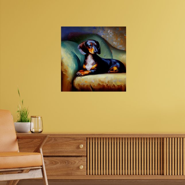 Affiche Chien Dachshund (Salon 2)