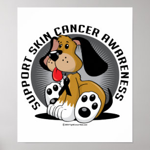 Affiche Chien de cancer de la peau