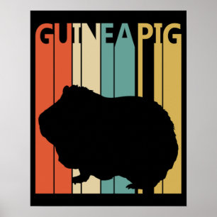 Affiche Chien de Guinée Vintage drôle