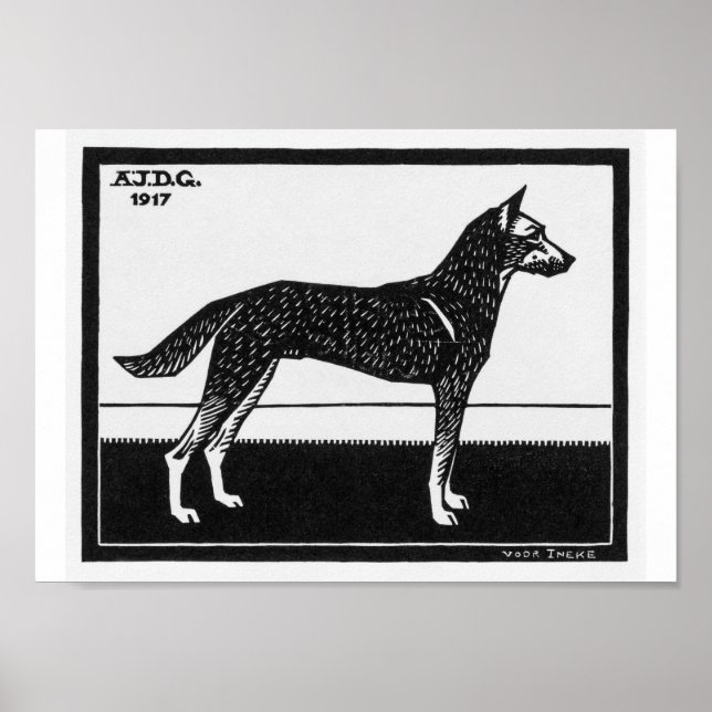 Affiche Chien de Julie de Graag (Devant)