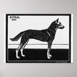 Affiche Chien de Julie de Graag