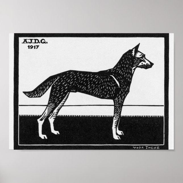 Affiche Chien de Julie de Graag (Devant)