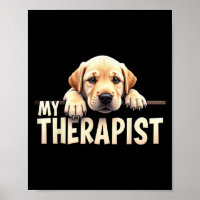 Chien de laboratoire drôle Mon thérapeute Labrador