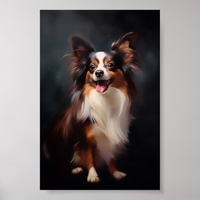 Affiche Chien de Papillon (Devant)