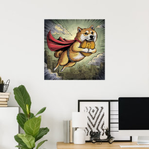 Affiche Chien de Shiba Inu