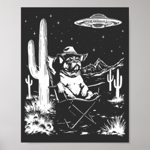 Affiche Chien de taureau français - OVNI