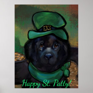 Affiche Chien de Terre-Neuve