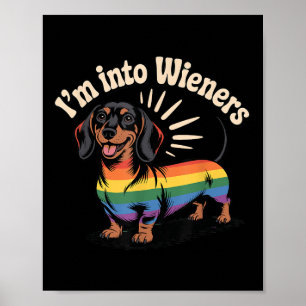 Affiche chien de Vienne Fierté LGBTQ Gay 