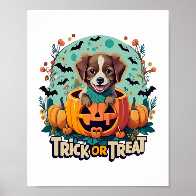 Affiche Chien d'Halloween 1 (Devant)
