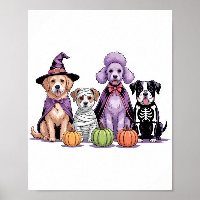 Affiche Chien d'Halloween Squad (Devant)