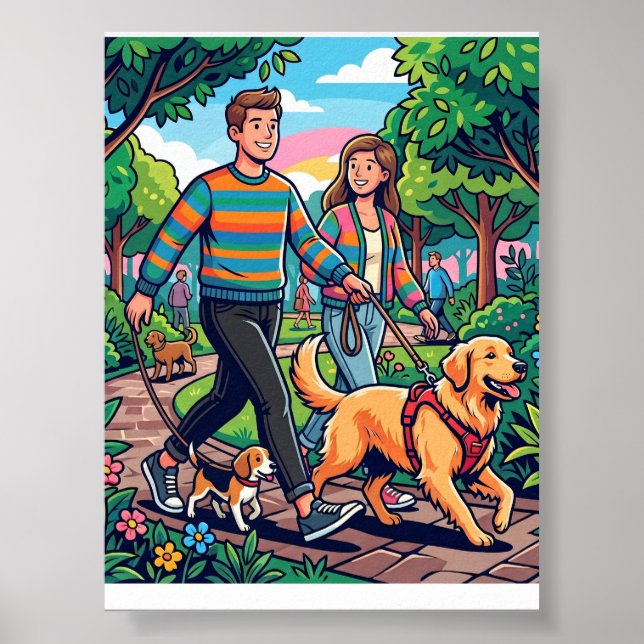 Affiche Chien drôle (Devant)