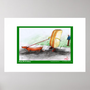 Affiche Chien drôle