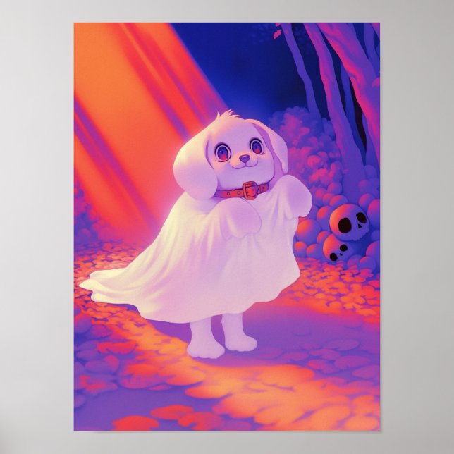 Affiche Chien fantôme heureux (Devant)