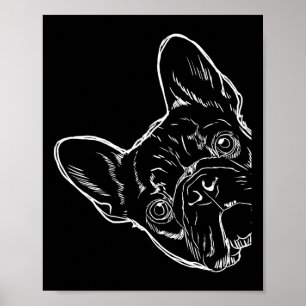 Affiche Chien français Bulldog 1