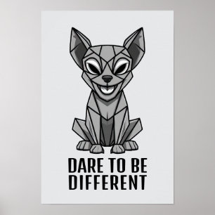 Affiche Chien géométrique