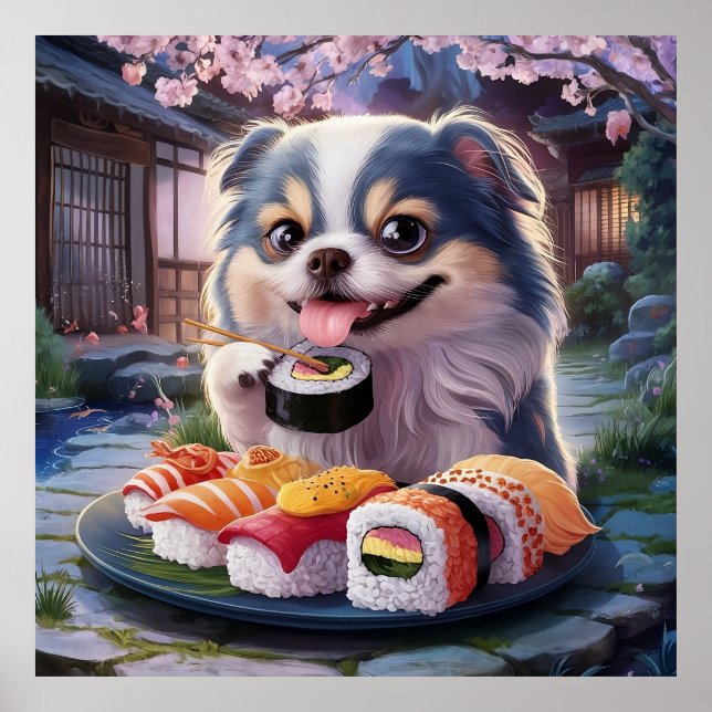 Affiche Chien Japonais Chien Chien Chien Chien Chien Chien (Devant)