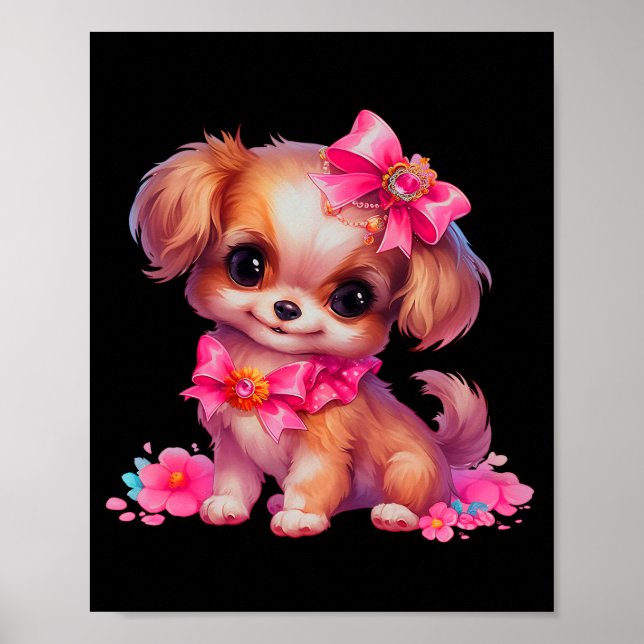 Affiche Chien joyeux, Puppy Puppy (Devant)