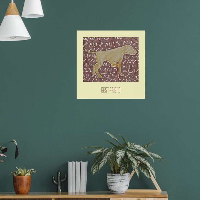 Affiche Chien 'meilleur ami' (Salon 1)