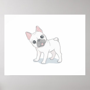 Affiche Chien mignon chiot   Cadeau Pour Amoureux de les c