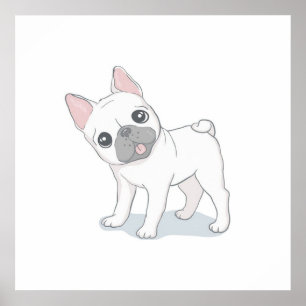 Affiche Chien mignon chiot Cadeau Pour Amoureux de les c