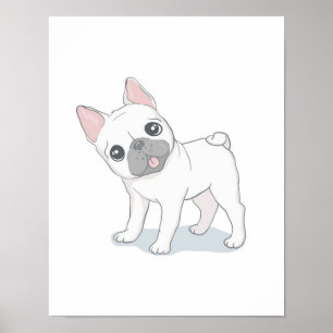 Affiche Chien mignon chiot Cadeau Pour Amoureux de les c