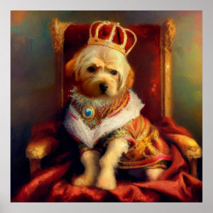 Affiche Chien Renaissance King
