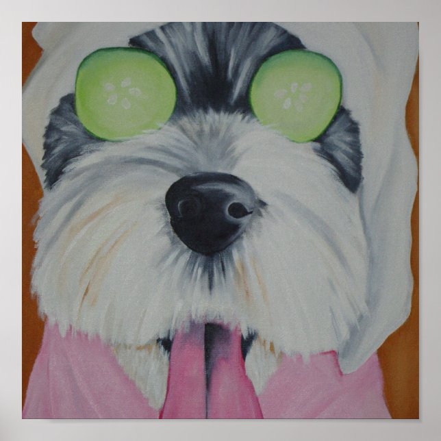 Affiche Chien spa (Devant)