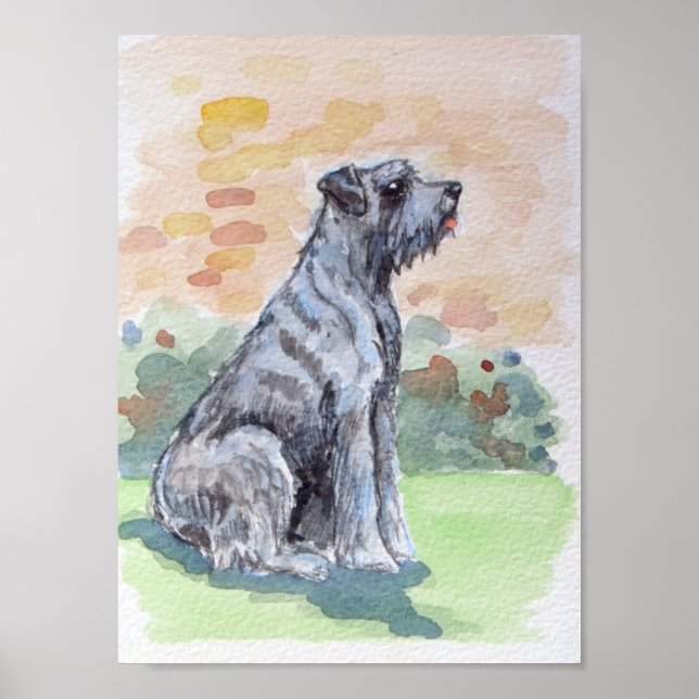 Affiche Chien Terrier (Devant)