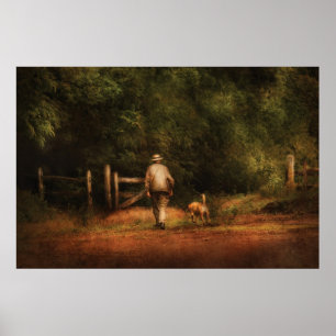 Affiche Chien - Un homme et son meilleur ami