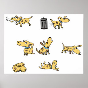 Affiche Chiens