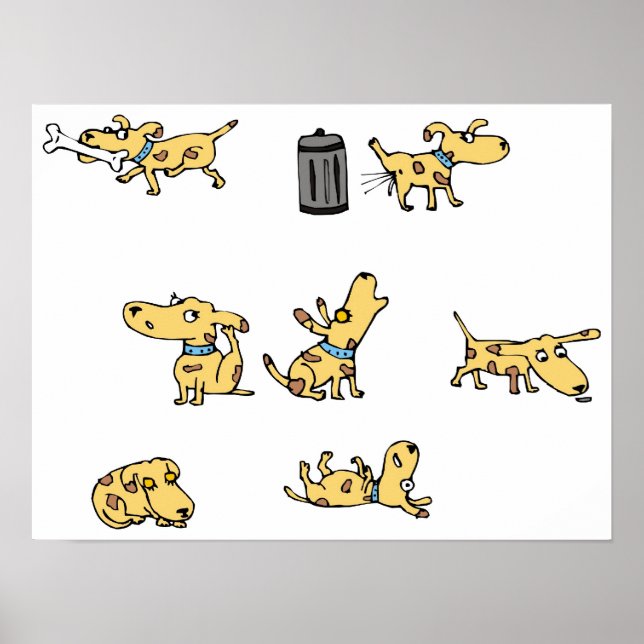 Affiche Chiens (Devant)