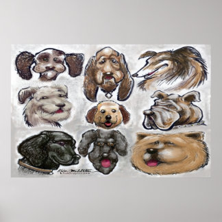 Affiche Chiens