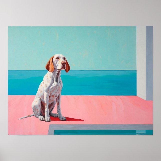 Affiche Chiens Abstraits, Chiens contemporains (Devant)