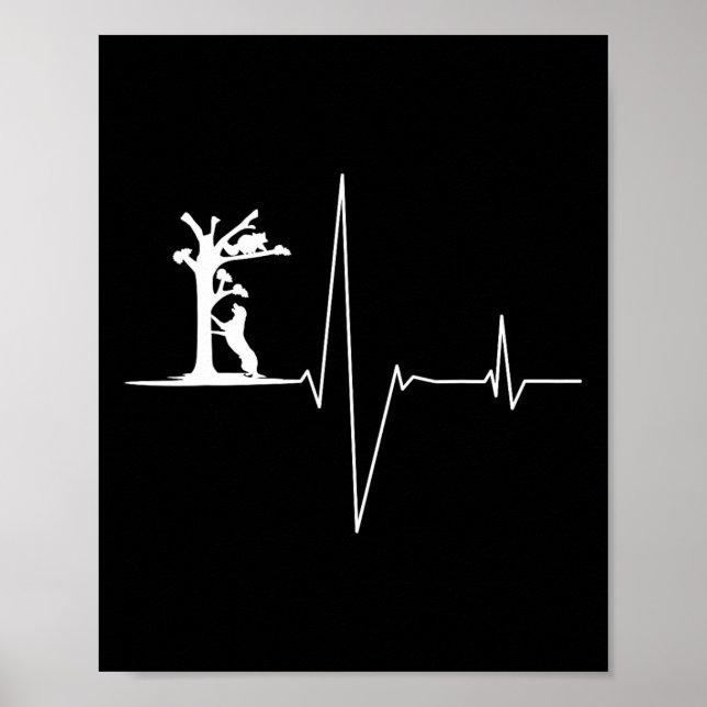 Affiche Chiens de chasse au cocon Coonhound Heartbeat (Devant)