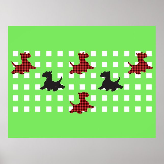 Affiche Chiens écossais (Devant)