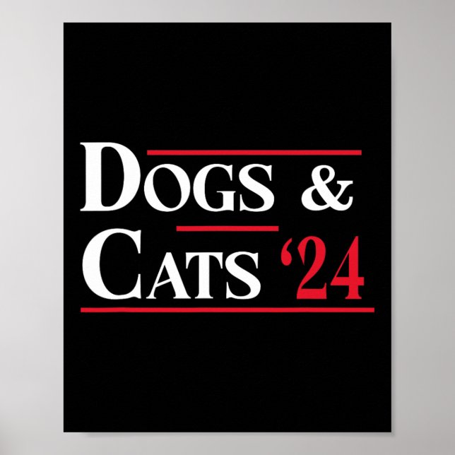 Affiche Chiens Et Chats 2024 Ils mangent Les Chiens (Devant)