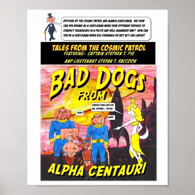 Affiche Chiens mauvais de Alpha Centauri (Devant)