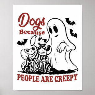 Affiche Chiens Parce Que Les Gens Sont Déplaisants Drôle C
