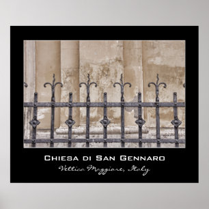 Affiche Chiesa di San Gennaro, Praiano, Côte amalfitaine