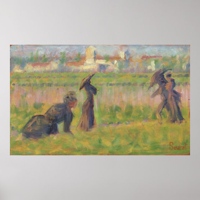 Affiche Chiffres dans un paysage (Devant)
