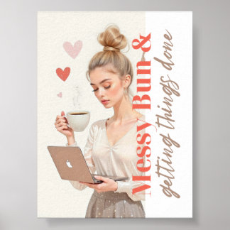Affiche Chignon Décoiffé et Réalisation des Choses – Glam