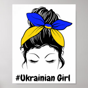 Affiche Chignon Décoiffé Ukraine Fille Ukrainienne #fille 